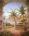 Vivian Flasch Famous Paintings - Tropical Terrace II